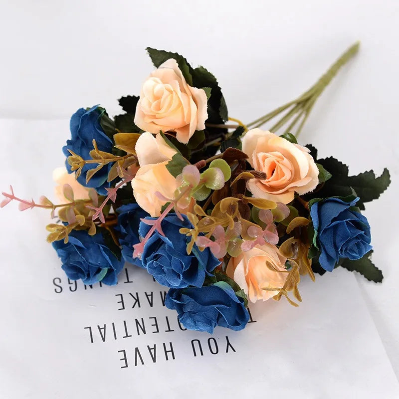 Artificial Rose Flowers 12 Heads