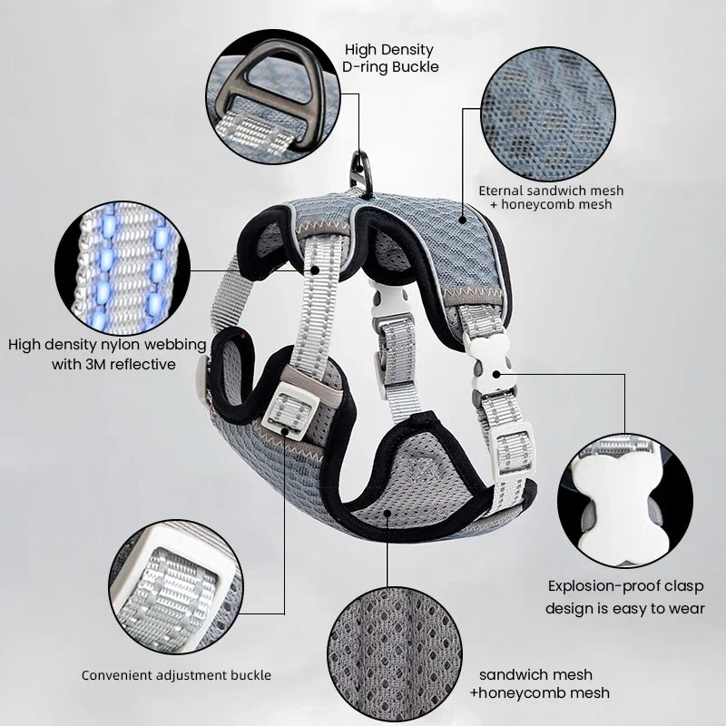 ATUBAN Escape-Proof Cat Harness