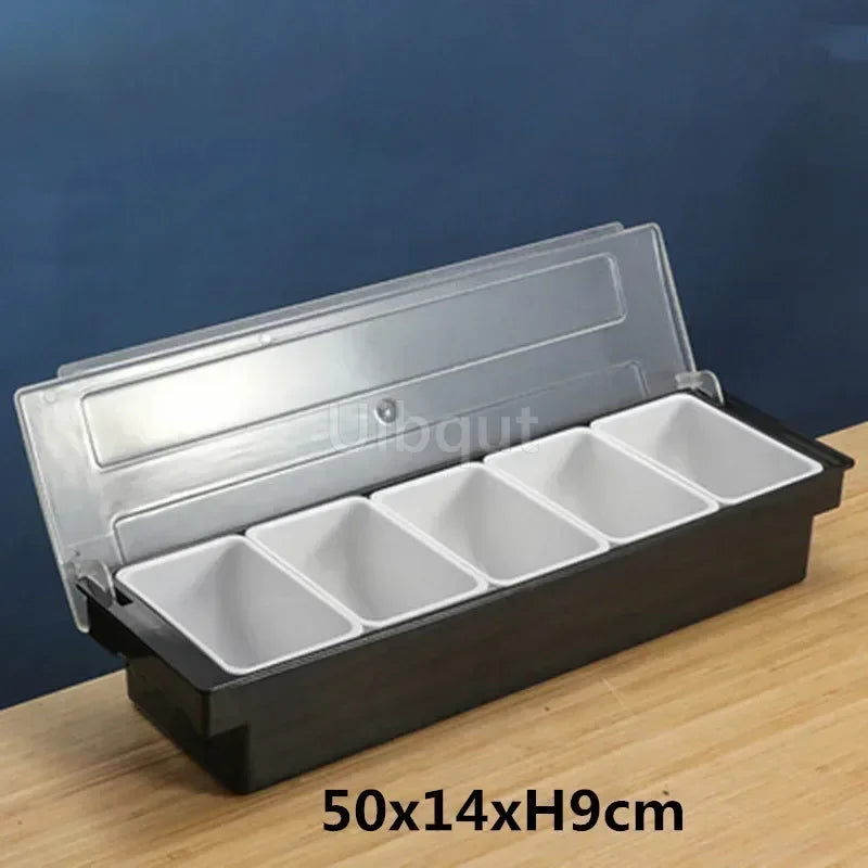 Bar Garnish Organizer Tray