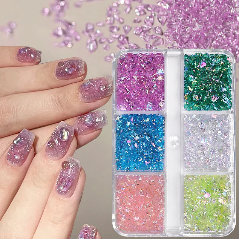 6Grids 3D Nail Art Decorations