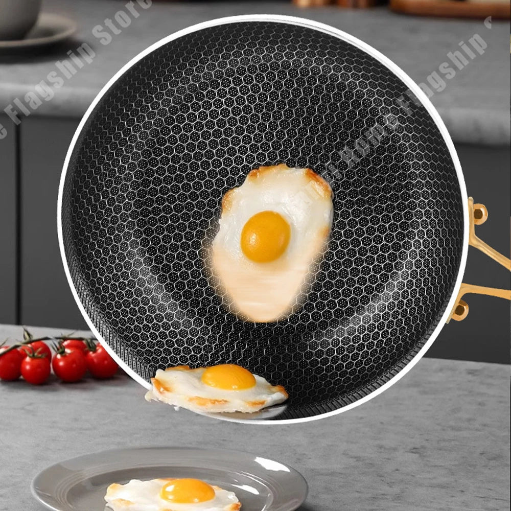 Non-Stick Stainless Steel Skillet