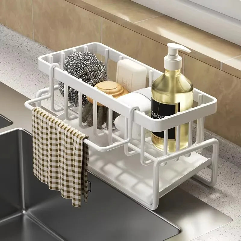 Tap-Mounted Compact Spice Shelf