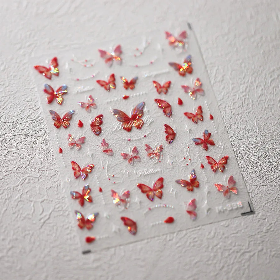 NAILFYOU Kawaii Butterfly Nail Stickers