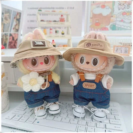 Labubu Denim Hoodie Outfit Set