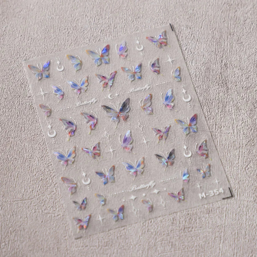 NAILFYOU Kawaii Butterfly Nail Stickers