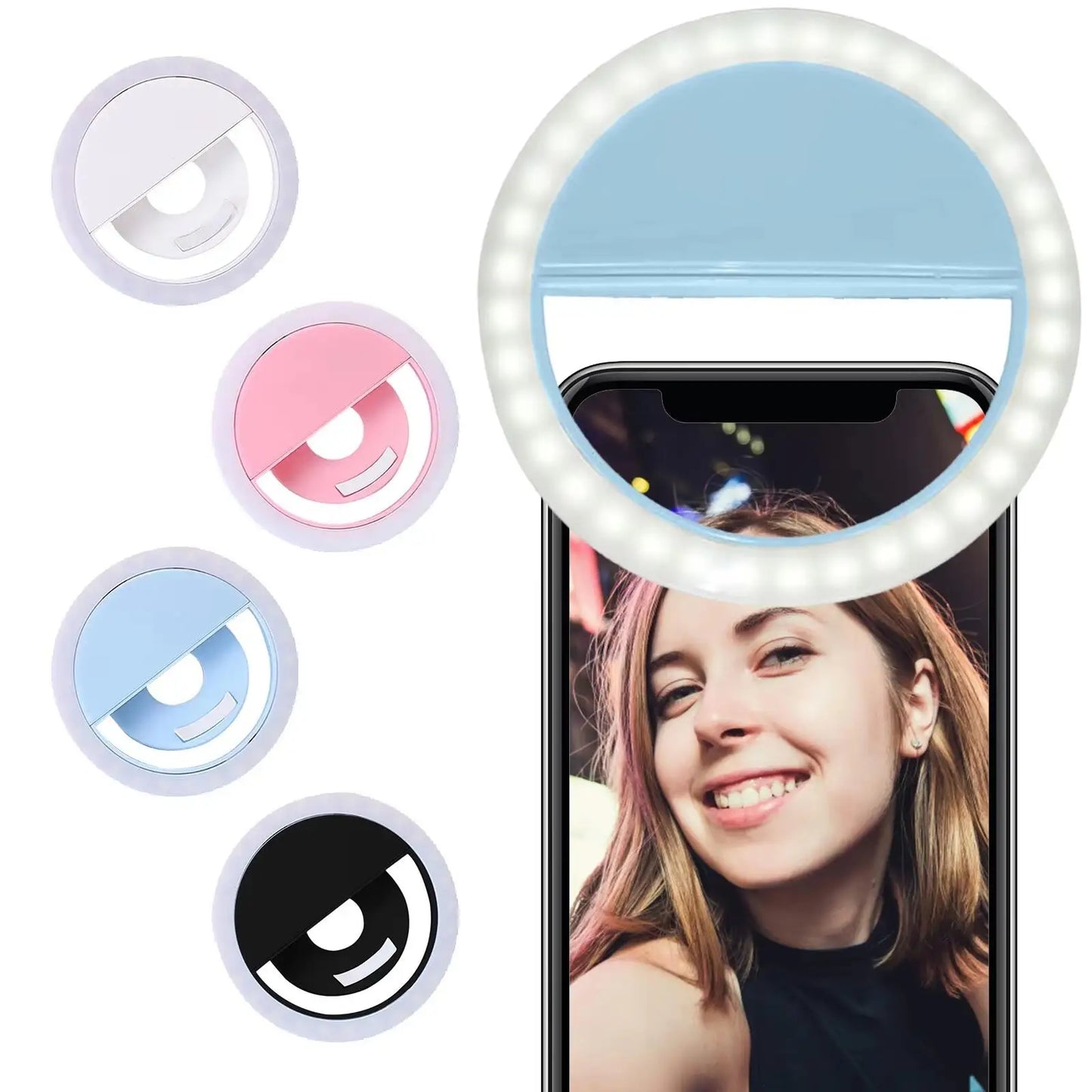 USB Rechargeable LED Selfie Ring
