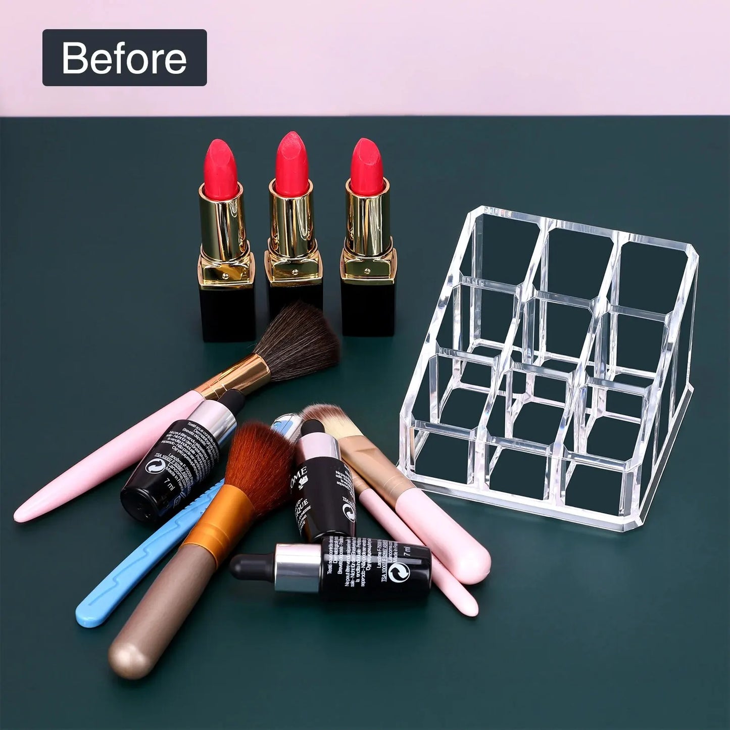 9-Grid Lipstick Storage Rack