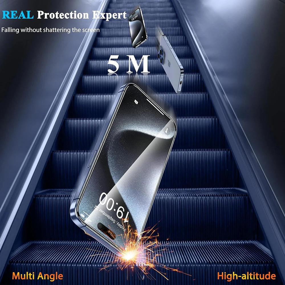 4Pcs iPhone Screen Protector Glass