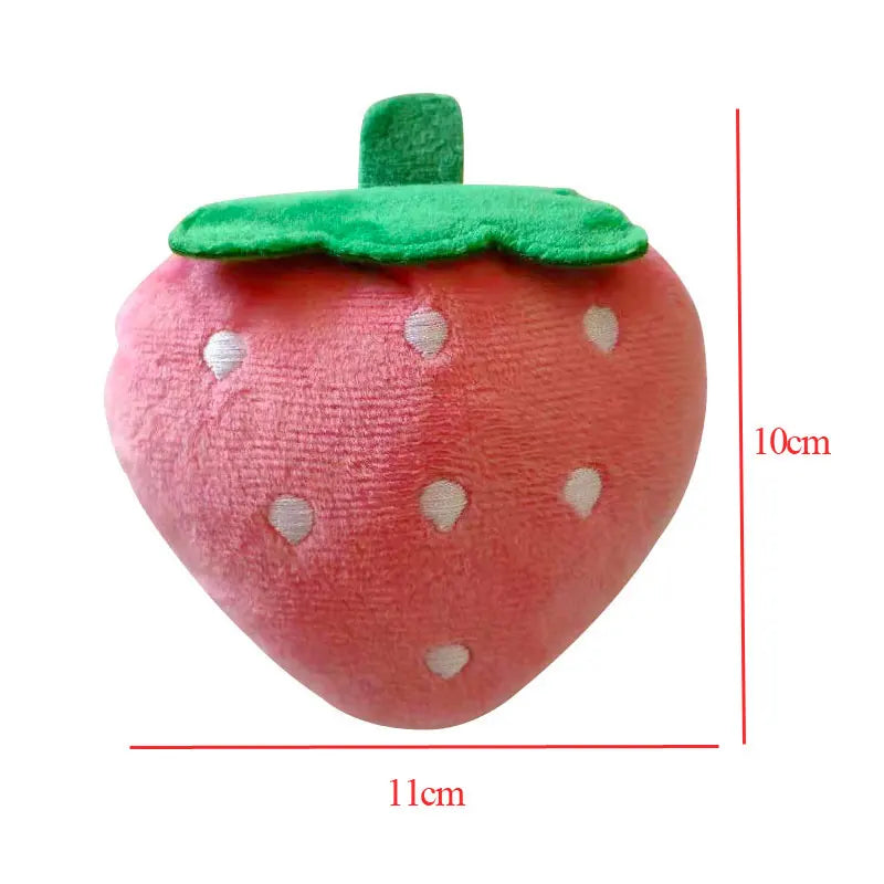 Cute Fruit Squeaky Dog Toy