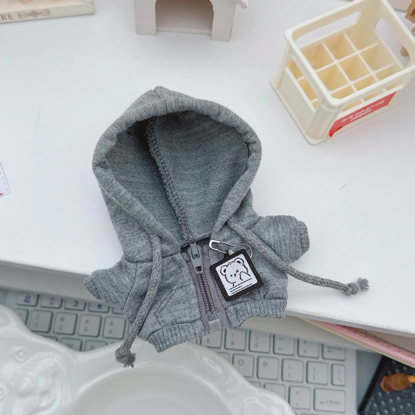 BULINBULIN Labubu Hoodie Pendant Outfit Set