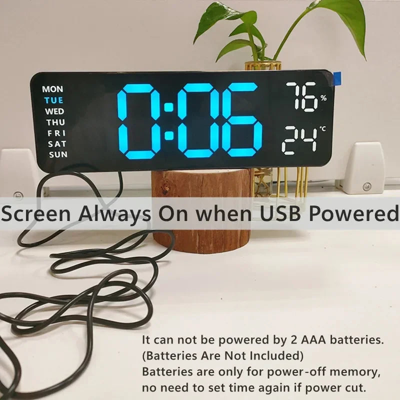 9 Inch Digital LED Clock