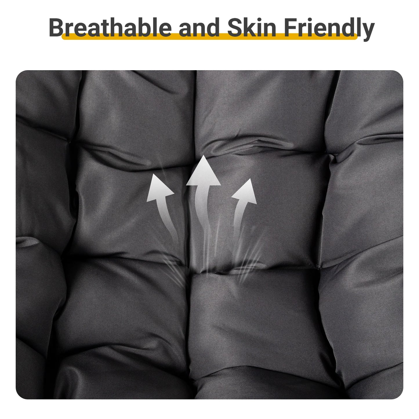 Oversized Outdoor Papasan Rocking Chair