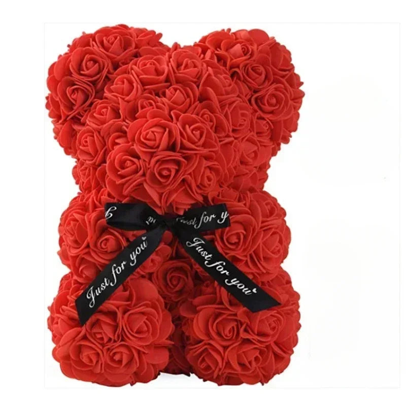 Eternal Rose Teddy Bear Gift