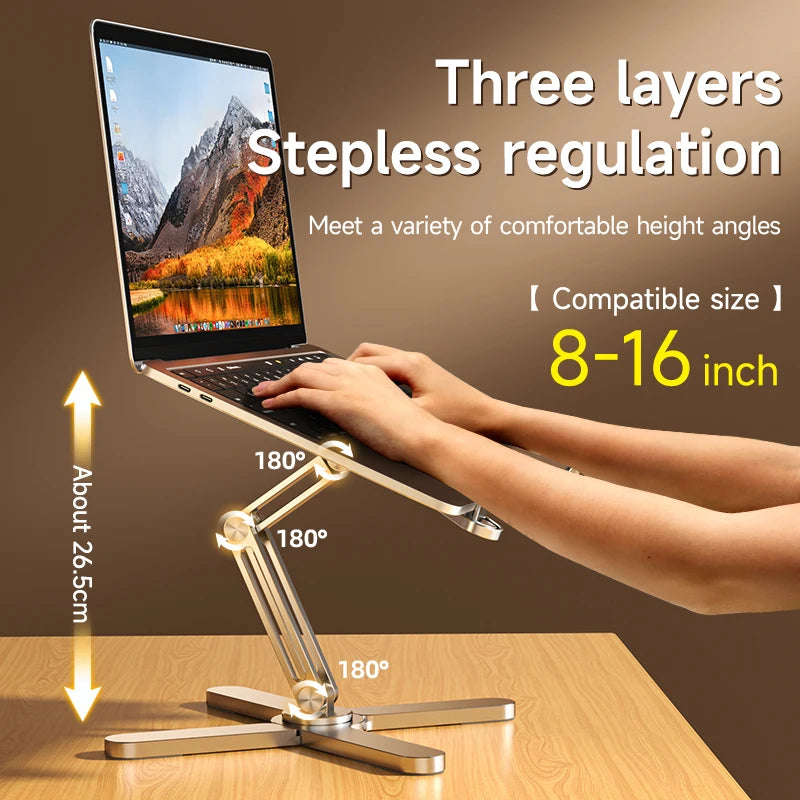 YASOKO 360° Rotating Laptop Stand