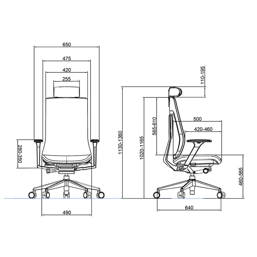 Modern Luxury Executive Office Chair