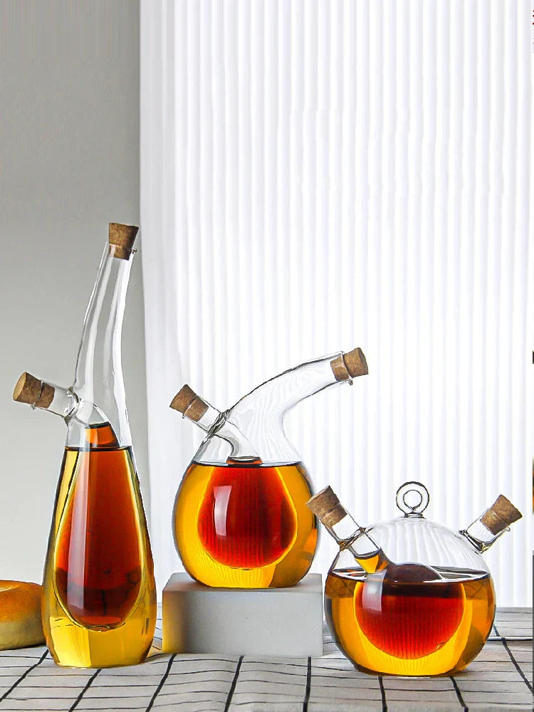 2-in-1 Glass Oil Jug