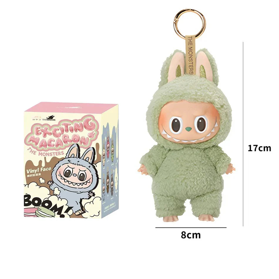 Pop Mart Labubu Monsters Batimento Cardíaco Macaron Pendant