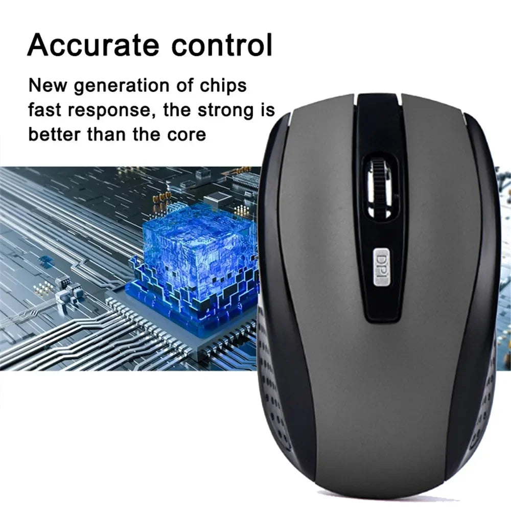 Wireless Ergonomic Optical Mouse