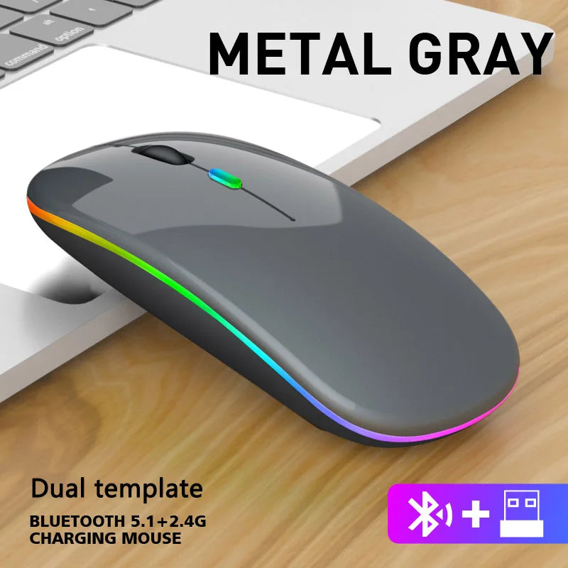 Dual-Mode Wireless RGB Mouse