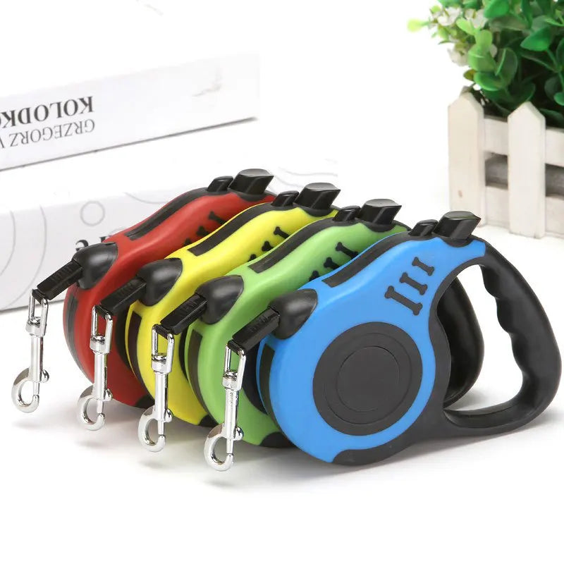 Retractable Nylon Dog Walking Leash