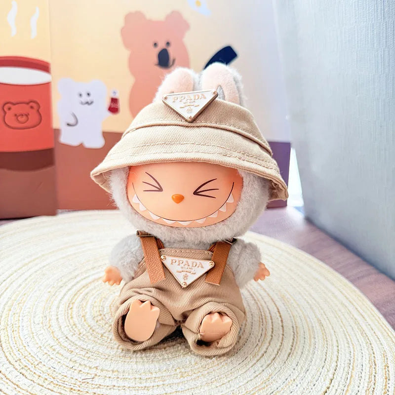 MINISO Labubu Corduroy Doll Outfit Set