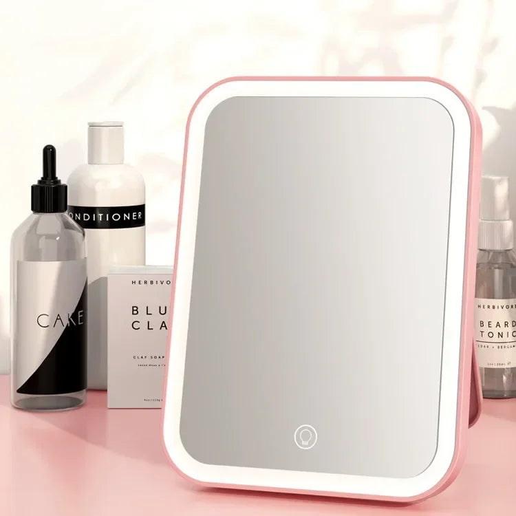 Touch LED Travel Makeup Mirror