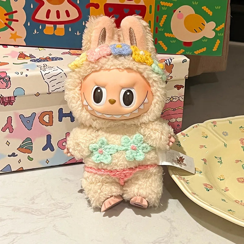 Labubu Bib & Hairband Outfit Set