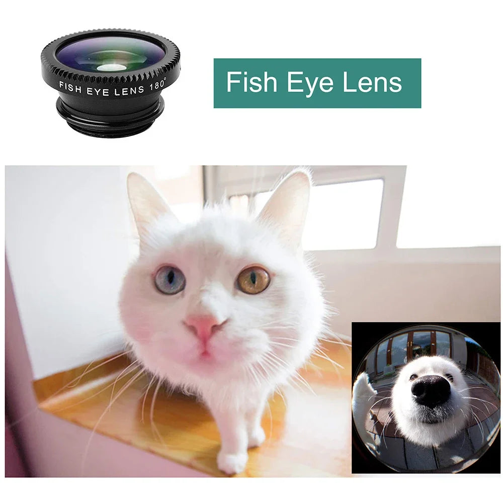 3-in-1 Fisheye Phone Lens