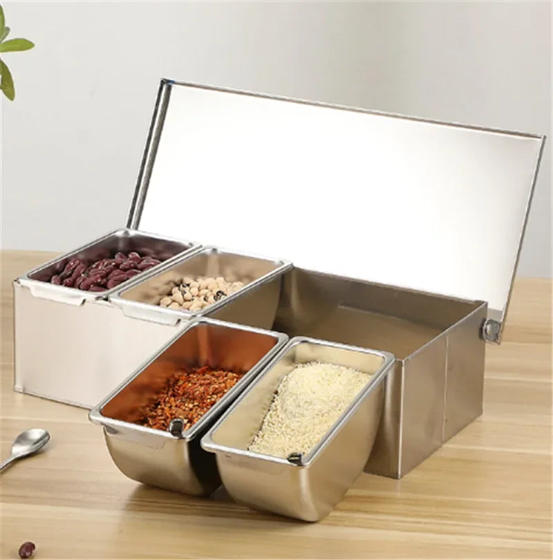 Stainless Steel Seasoning Box