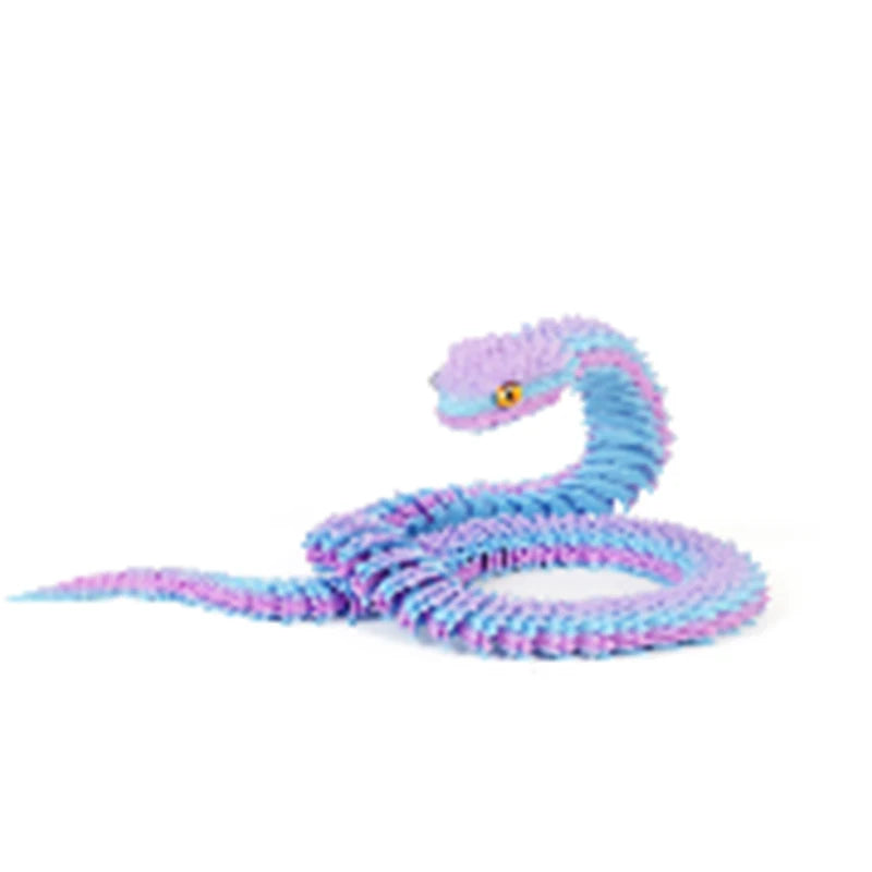 3D Printed Colorful Snake
