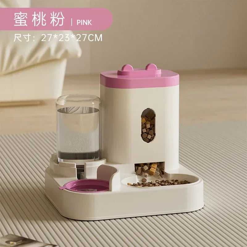 Automatic Pet Feeder with Fountain