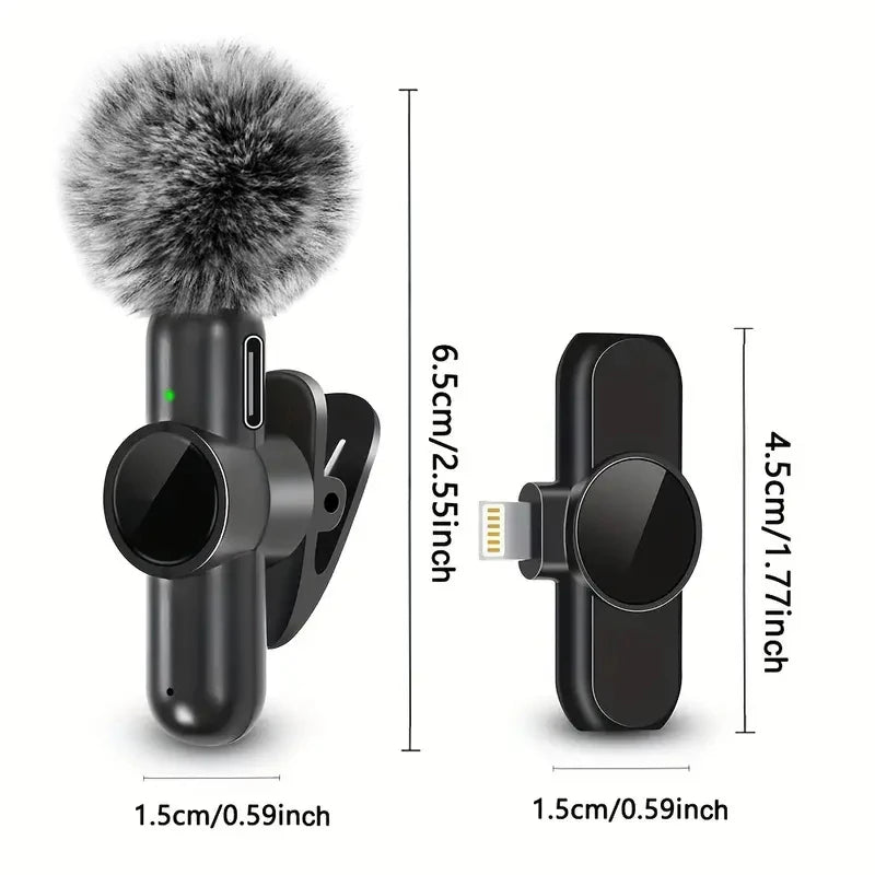 SWZYOR Wireless Lavalier Microphone for Phone