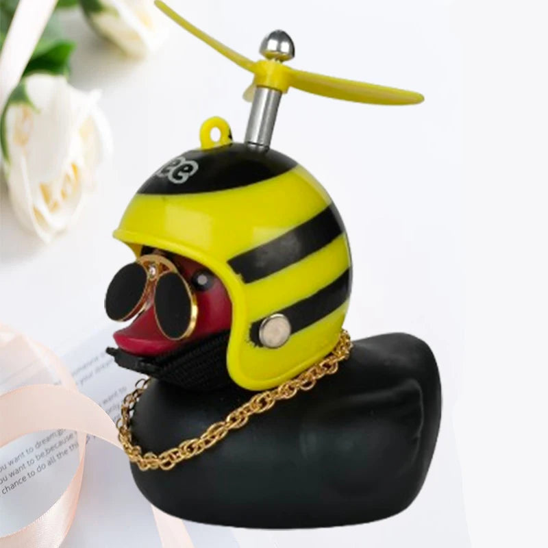 Car Duck Helmet Pendant