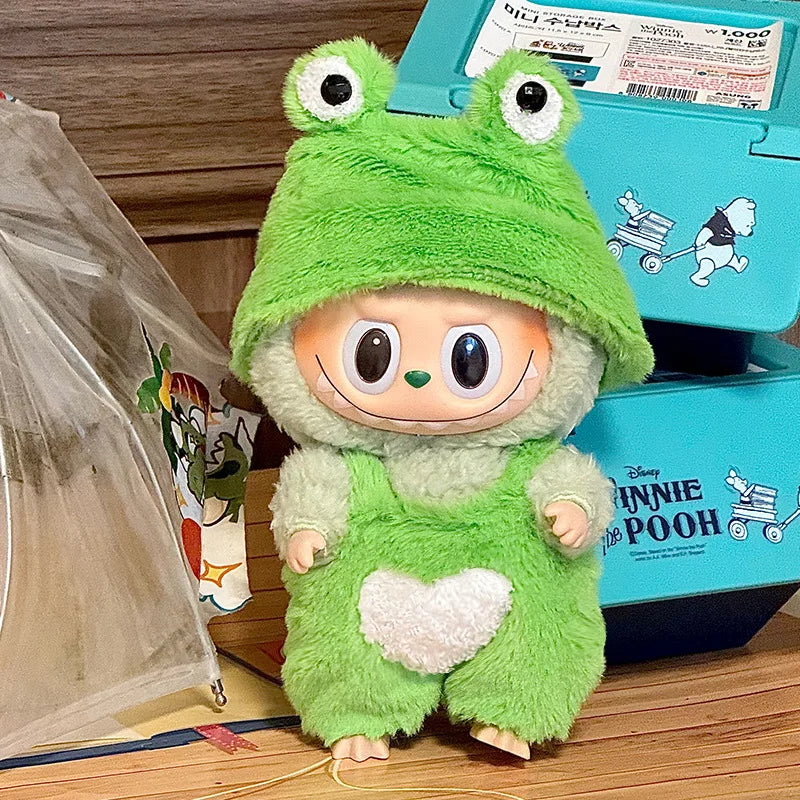 Labubu Macaron Frog Jumpsuit Set