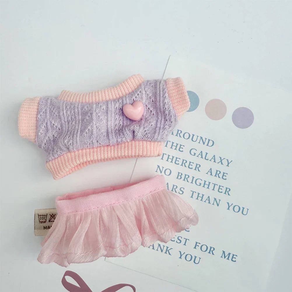 Labubu Color Match Sweater Dress