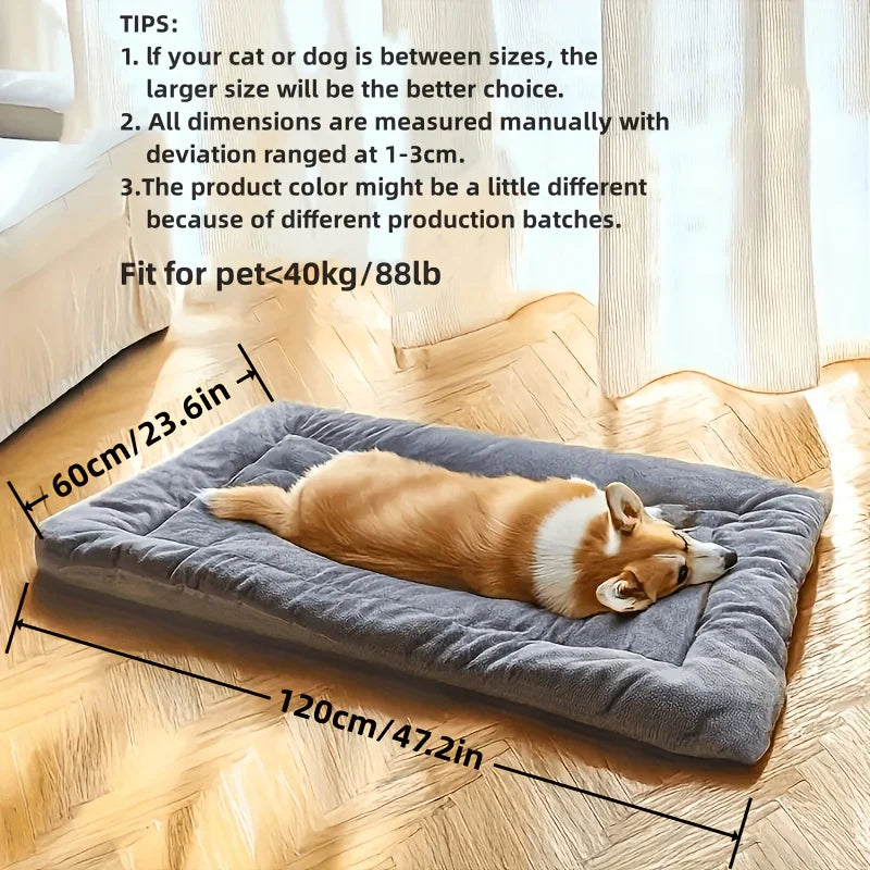 Extra-Large Plush Pet Bed