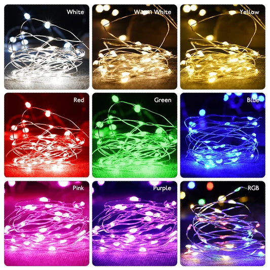 Copper Wire LED String Lights