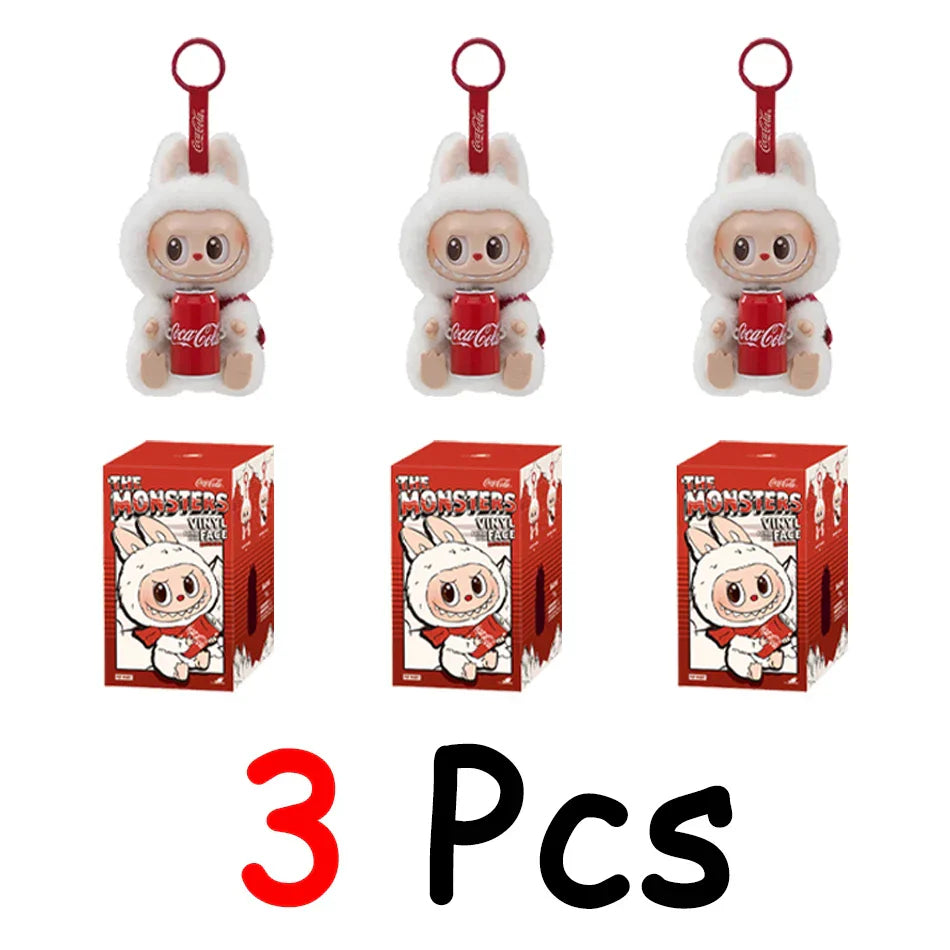 Pop Mart Labubu Monsters Batimento Cardíaco Macaron Pendant