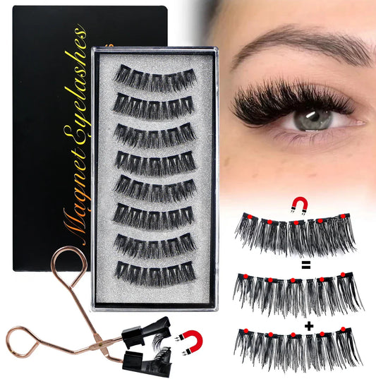 8Pcs Magnetic Eyelash Set