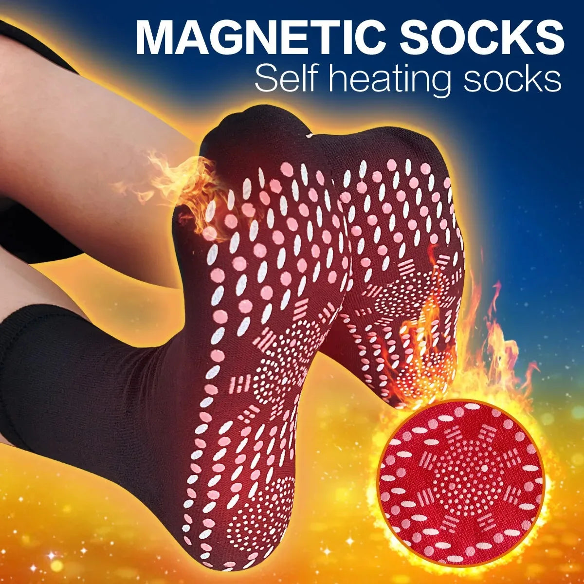 Tourmaline Self-Heating Socks