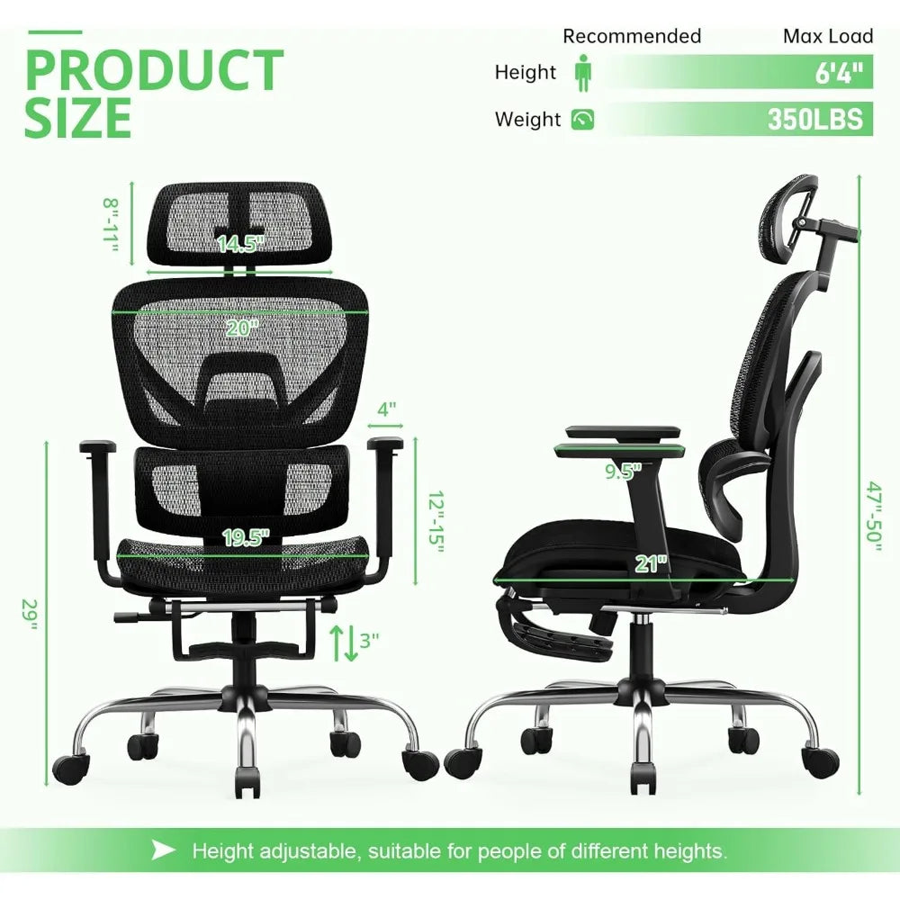 CHENGWEI Ergonomic Mesh Office Chair