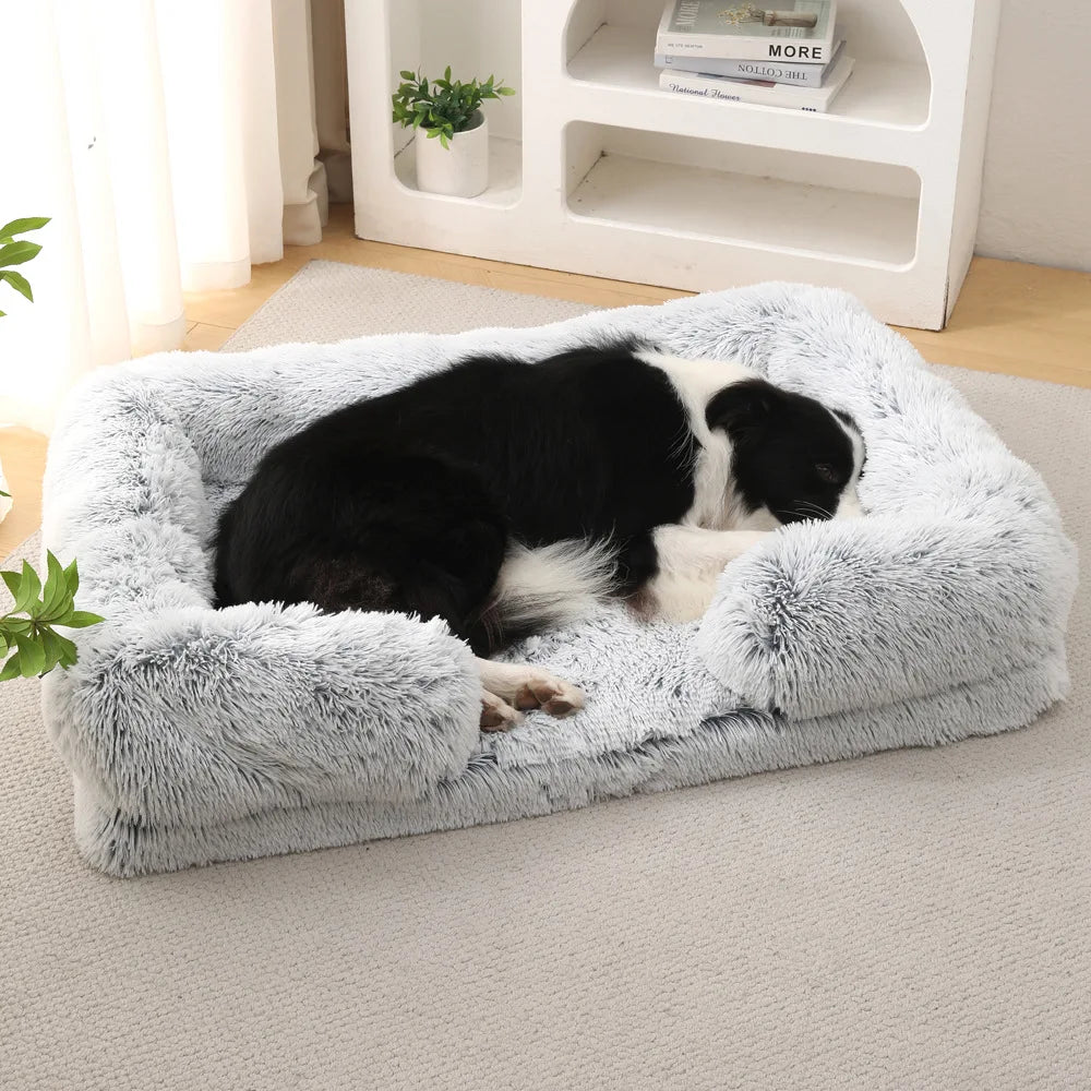 Half Surround Soft Pet Bed