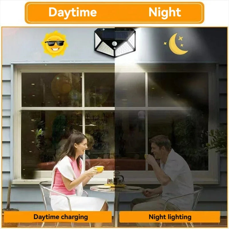ESMARTER Solar Motion Sensor Wall Lights