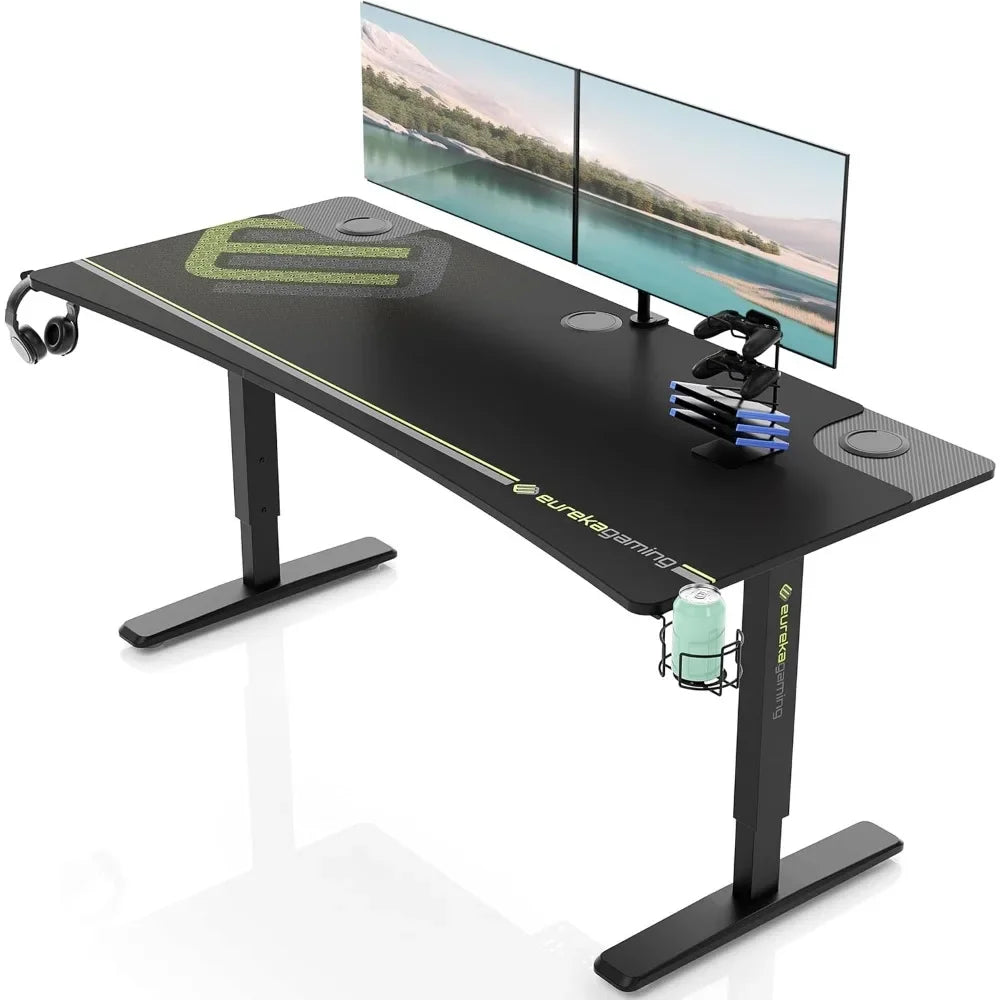 ANGDUO  63-Inch Adjustable Gaming Desk