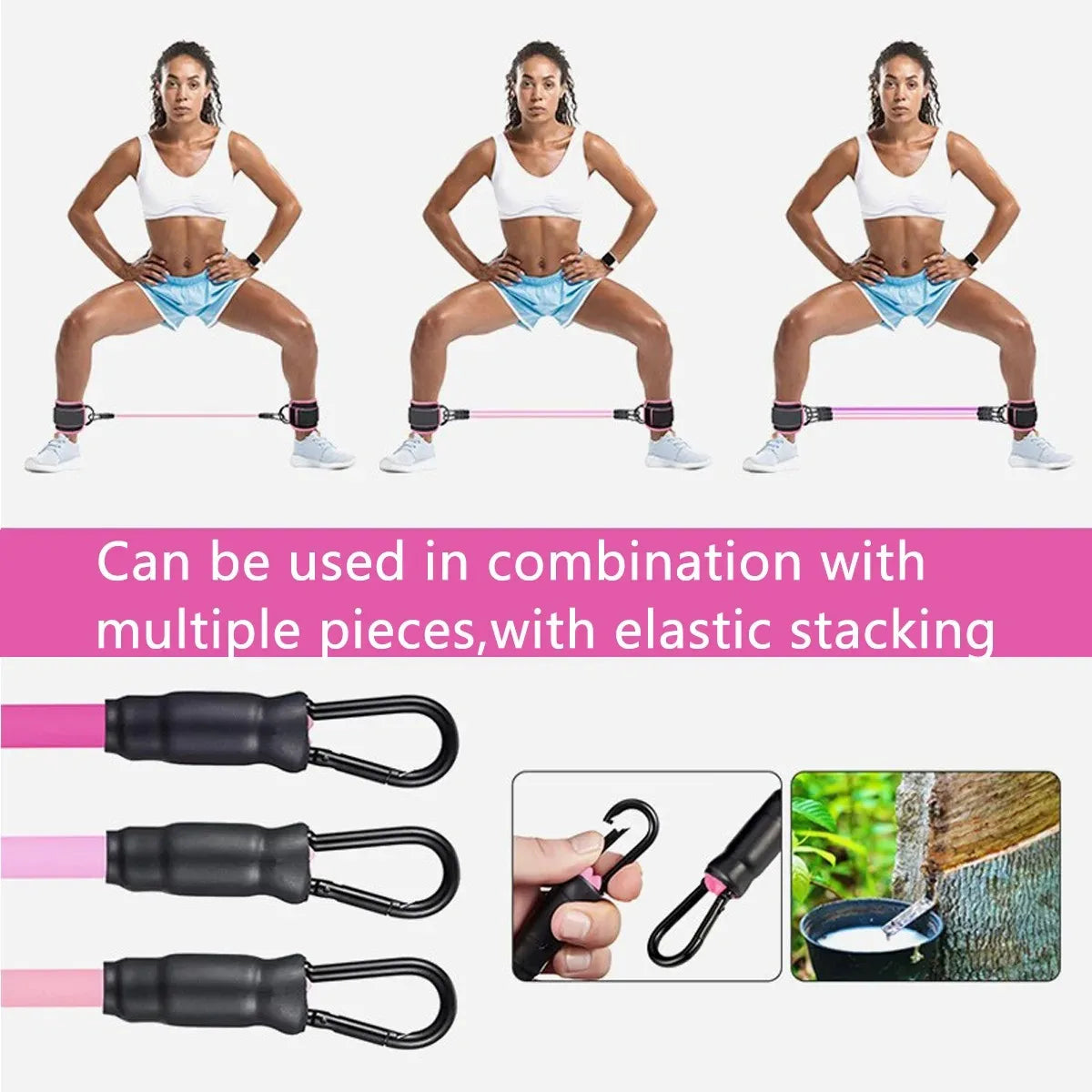 TPE Resistance Bands Fitness Set