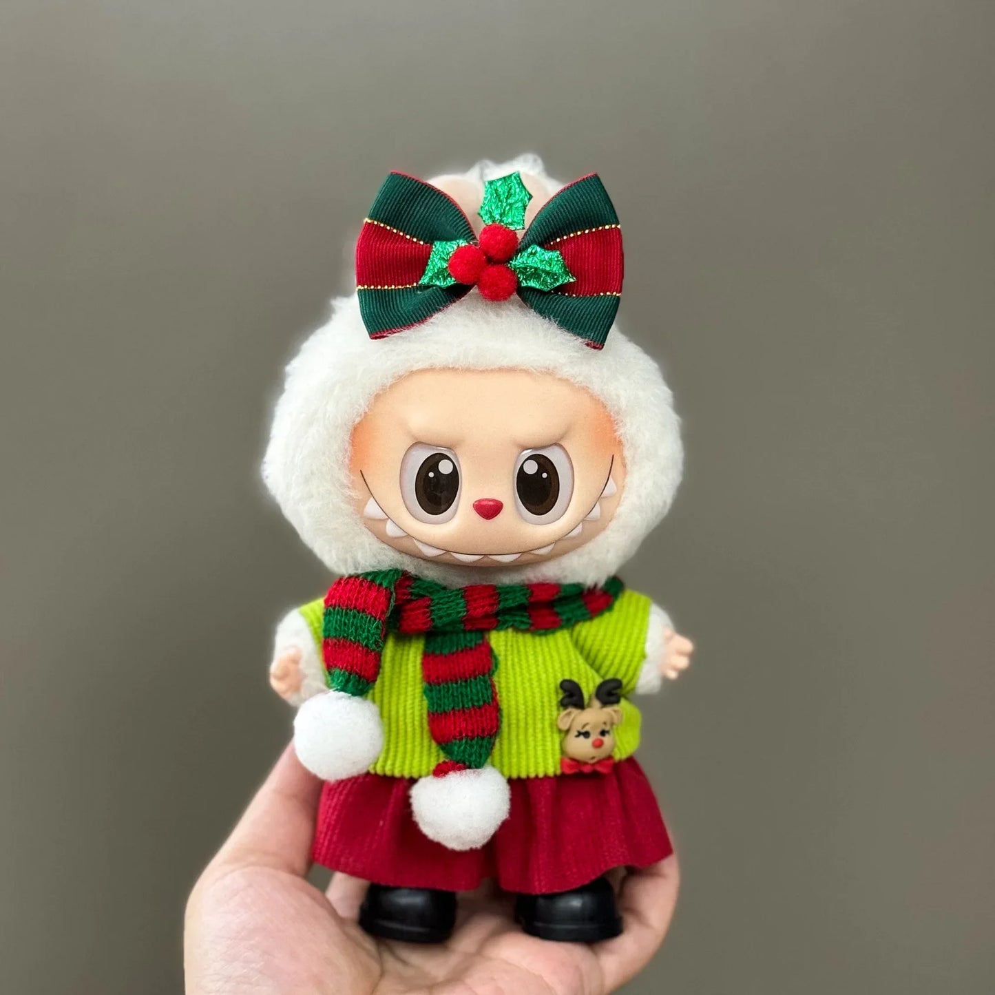 Labubu Christmas Deer Outfit Set