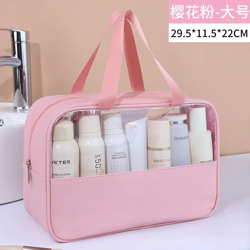 Large Transparent Travel Cosmetic Bag