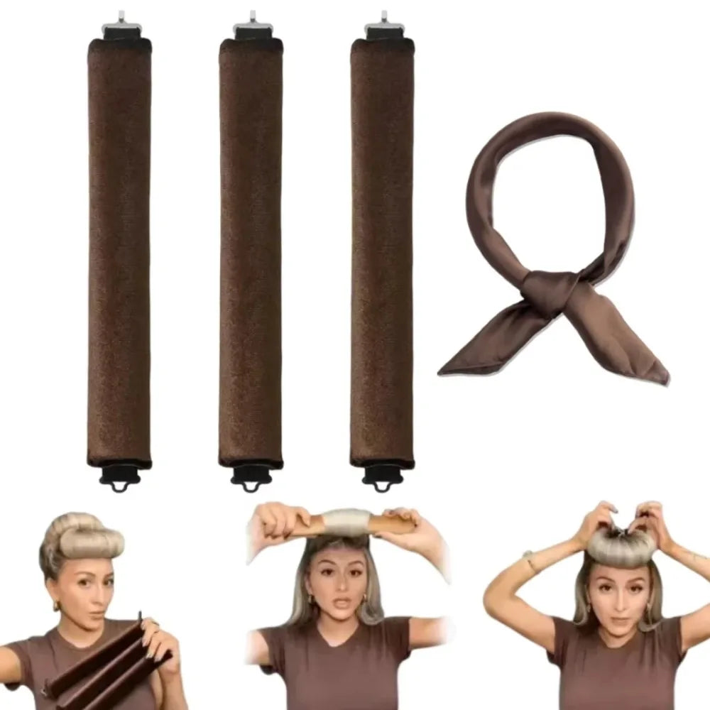 Heatless Curling Rod Headband Set