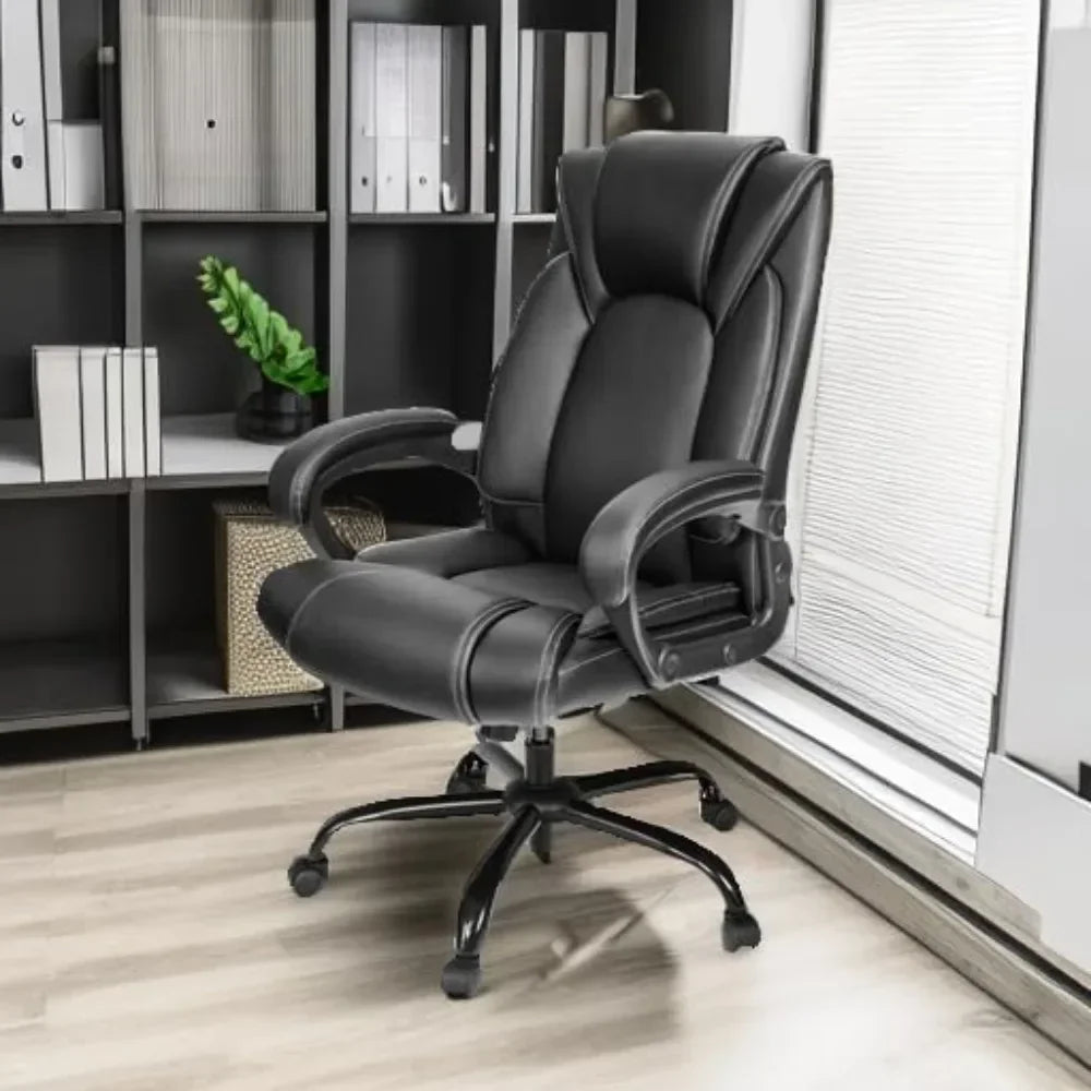 GUANGBAI Ergonomic Leather Executive Office Chair