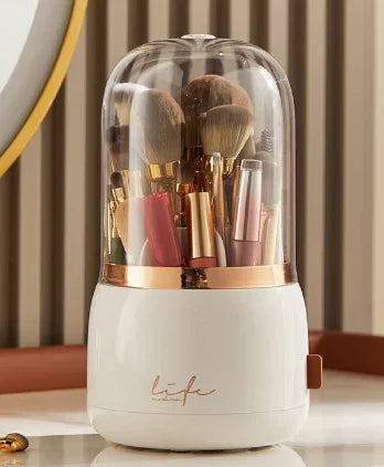 360° Rotating Clear Makeup Organizer
